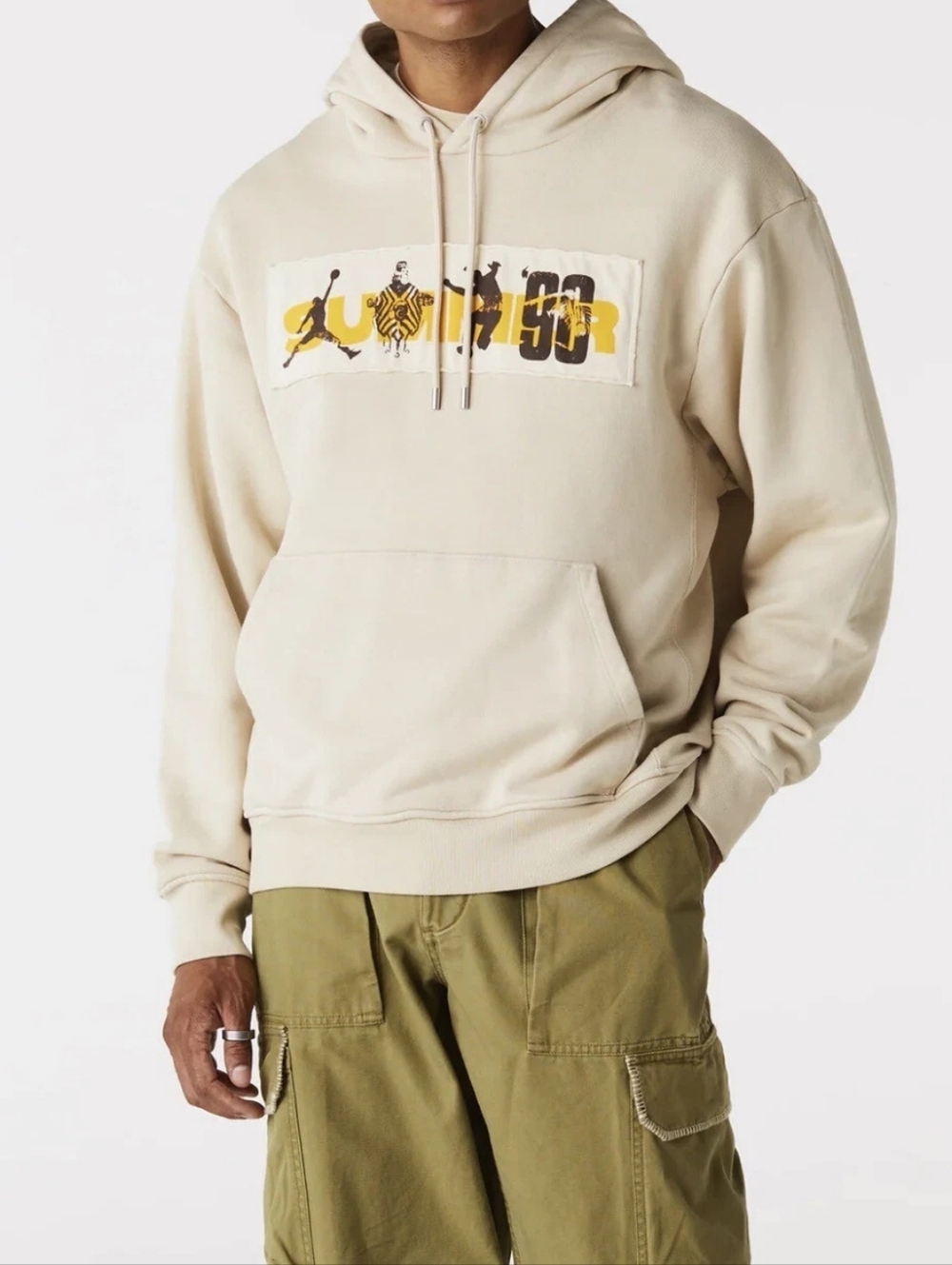 Jordan UNION x Bephies Beauty Supply • Nike Retro Fleece Hoodie • Men Size L
